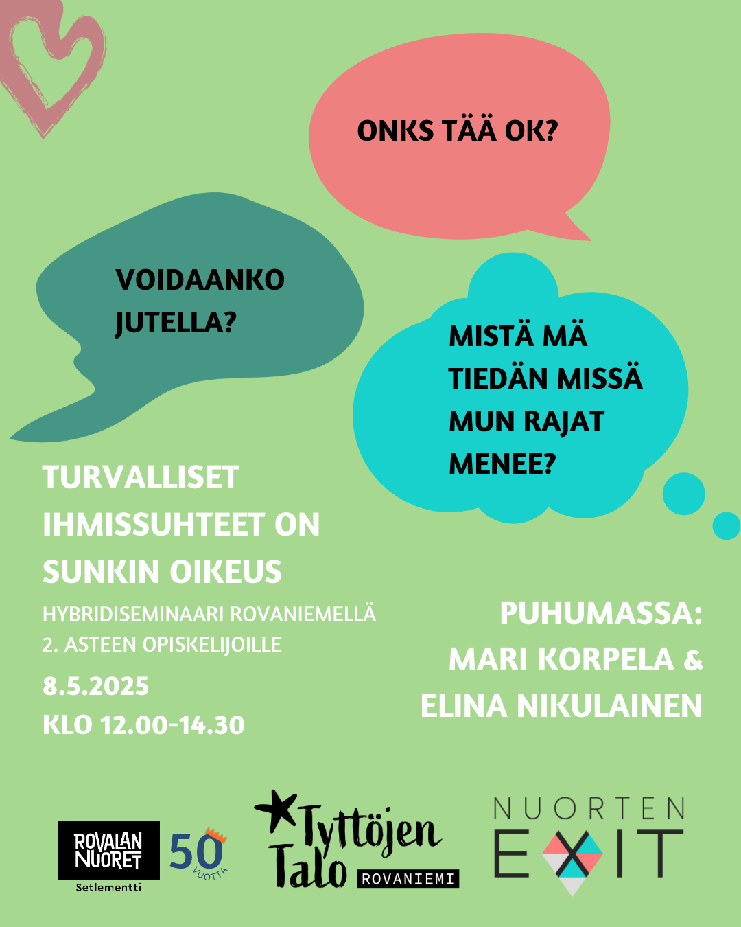 Nuorten Exit + Tyttöjen talo